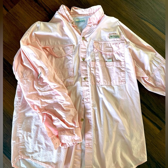 M Pink/Salmon Columbia PFG - Picture 1 of 2